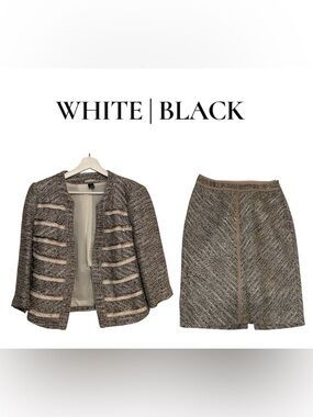 WHBM tweed skirt and jacket